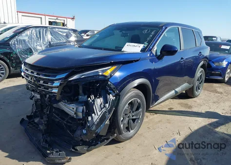 2025 Nissan Rogue Sv z USA, uszkodzony, nr VIN 5N1BT3BA2SC796321